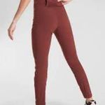 Athleta  Trekkie Hybrid Crop Tight Trail Pants Cognac Brown Women's Size 6 Photo 2