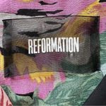 Reformation Women’s Bouquet Jacket Black floral print Made in the USA Photo 1