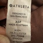 Athleta Elation Shimmer Leggings Brown Compression XSP Travel Athletic 353814 Photo 7