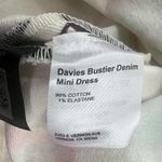 Reformation Davies Bustier Denim Mini Dress comic print sz 2 Photo 8
