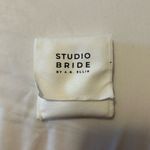 NWT A.B. Ellie Studio Bride Pearl Micro Drops Earrings Silver Photo 3