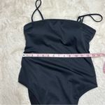 Hollister Black Ribbed One Piece Swimsuit, M Photo 5
