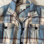 Lucky Brand Oversized Plaid Flannel Shacket Photo 2