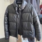 Marc New York Faux Leather Puffer Jacket Photo 0