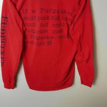 Fudpucker Tongue Twister T Shirt Vintage 90s Red Small S Graphic Tee Long Sleeve Photo 11