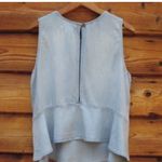 Anthropologie NWOT Cloth & Stone Blue Chambray Top Photo 5
