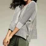 CAbi EUC  Cupid’s Zip Front Striped Sweater Generous XS Photo 1