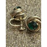 925 sterling silver old fashion no hole earrings amazing h11 9.94g Photo 2