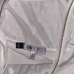 Jennifer Lopez White Mesh Gold Trim High Low Tank Size Large Photo 3