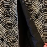 Laurence Kazar 100% Silk Sequin Beaded Evening Blazer Jacket Vintage Medium Photo 3