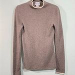 Nicole Miller Women's Brown 100% Cashmere High Neck Sweater Size S Photo 0