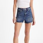 EXPRESS  Women’s Super High Rise RiGID Shorts Jeans NWT Photo 9
