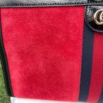 Gucci Ophidia Chain Shoulder Bag Suede Small Red size M Photo 3
