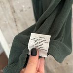 Dudley Stephens Greenpoint Turtleneck in Terry Fleece Green Size XL Photo 3