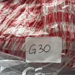 Freshman 1996 Red Gingham Smocked Ruffle Strap Peplum Tank Top Size XL Pink Photo 6