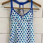 Lime Ricki  Water Dot T-Back Tankini. Size XSmall. NWT Photo 1
