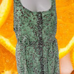 Heart soul New  Mint Green and Pink‎ Floral Sleeveless Dress Size Large Photo 0