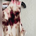 Calvin Klein Petite Printed Pleat-Neck Top in Sand Multi - Wear to Work, Size PL Photo 9