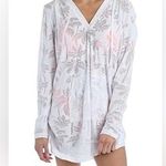 Hobie  Women's Burnout Long Sleeve Tunic Hoodie Cover Up Photo 0