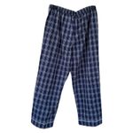 State Of Day Women’s Blue Check Plaid Pajama Pants Size Large Cotton Modal New Photo 1