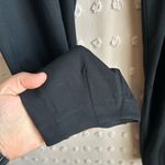 Eileen Fisher ‎ High Waisted Cropped Jersey Knit Pull On Pants Sz S Black Photo 3