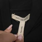 Avec Les Filles  Black Sleeveless Mockneck Bodysuit Size Large Photo 3