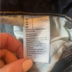 American Eagle Dark Blue Denim Jean Shorts, Super Stretch, Hi-Rise Shortie Photo 4