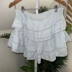 Love Shack Fancy ‎ ruffle mini skirt riviera blue Small Photo 5