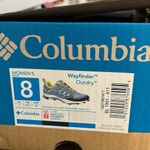 Columbia Wayfinder Outdry Womens Blue and Yellow Shoes Photo 5