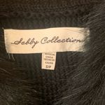 Sebby Collection  faux fur vest.  NWT Small Black Sweater back with hook 70’s Photo 1
