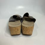 Chocolat Blu  Myra platform‎ wedge sandals leather neutral casual women’s size 8 Photo 3
