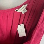 American Eagle AEO Hot Pink One Shoulder Tie Waist Long Sleeve S Photo 4