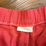 Poetry NWT  Cropped Trousers Garment Dyed Linen OS Photo 8