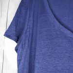 Eileen Fisher 100% Linen Jersey Slouchy V-Neck Boxy T- Shirt NWT Photo 3