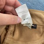 7 For All Mankind Tan Faux Suede Skinny Leggings Pants Womens 2 Fall Casual Photo 8