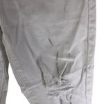 Paige Womens Hoxton Crop Distressed White Denim Jeans Size 27 Photo 1