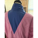 London Fog Vintage 80’s Jacket Windbreaker Coat Adult Size Large Purple Blue Photo 5