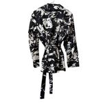 Chico's  Women Size 2 Floral Tie Around Jacket Lightweight City Office Business Photo 1