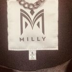 Milly | Nubby Wool & Leather Tuxedo Blazer Size 6 | EUC Photo 3