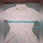 Hunter & Brown Linen Blend Romper Women's Small Beige Tan Photo 5