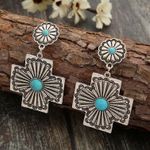 Boutique Western Turquoise Earrings Photo 0