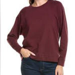 James Perse James‎ Perse Burgundy Cotton Crewneck Size 0 NWT Photo 0