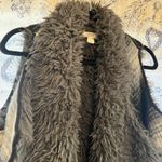 Vintage America Black And Gray Plaid Vest Size Medium‎ Photo 2