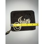 Juicy Couture Vintage Black  Wallet‎ Card Holder Case Velvet Y2K Zip Around I Photo 7