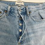 AGOLDE Jamie High Rise Distressed Jeans Shakedown Wash Denim Button Fly Size 26 Photo 5