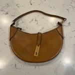 Ralph Lauren Polo by POLO ID Calfskin Mini Shoulder Bag Tan Leather Purse brown Photo 4