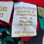 Victoria's Secret Vintage 80s‎ 90s  Gold Label Red Floral Full Length Robe Size L Photo 10