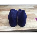 Naturalizer  27 Edit Rebecca Pumps Women's 5.5 M Blue Suede Almond Toe Heels Photo 2