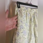 Koret City Blues Vintage Floral High Rise Pleated Shorts Cottagecore Yellow S Photo 7