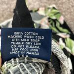 Royal creations floral dress made in Hawaii USA 100% cotton Black Photo 6